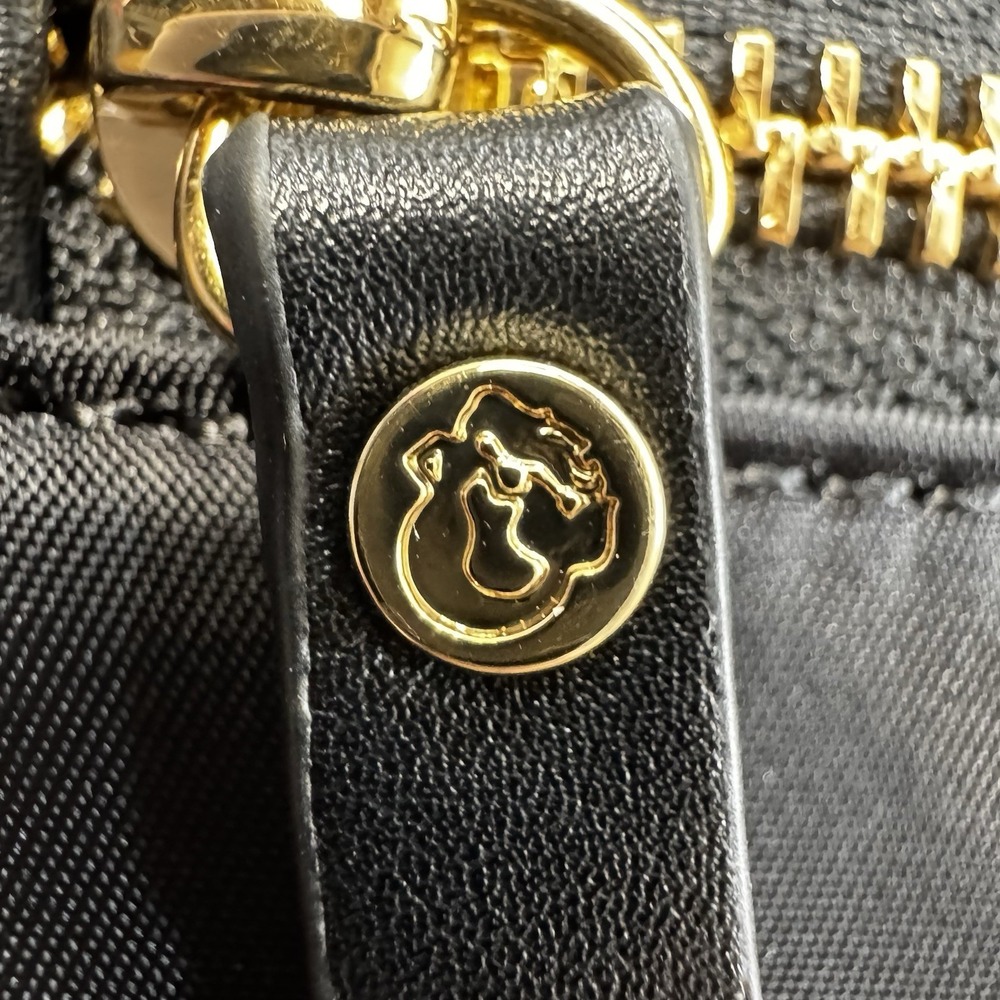 Spartina 449 Black Evie Armada Convertible Chic Backpack Handbag Multiple Pocket - Picture 6 of 14